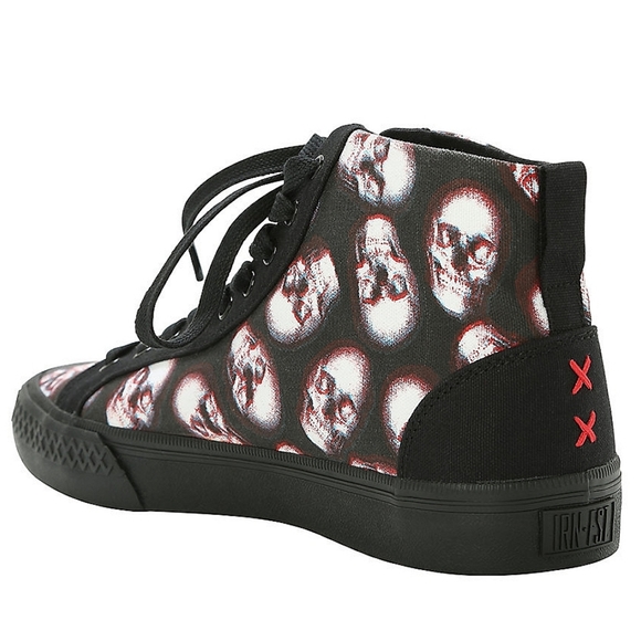 Iron Fist Skull of Doom Broadway Hi Top Sneakers - Mens Sz 8/Womens Sz 10 - Picture 13 of 16